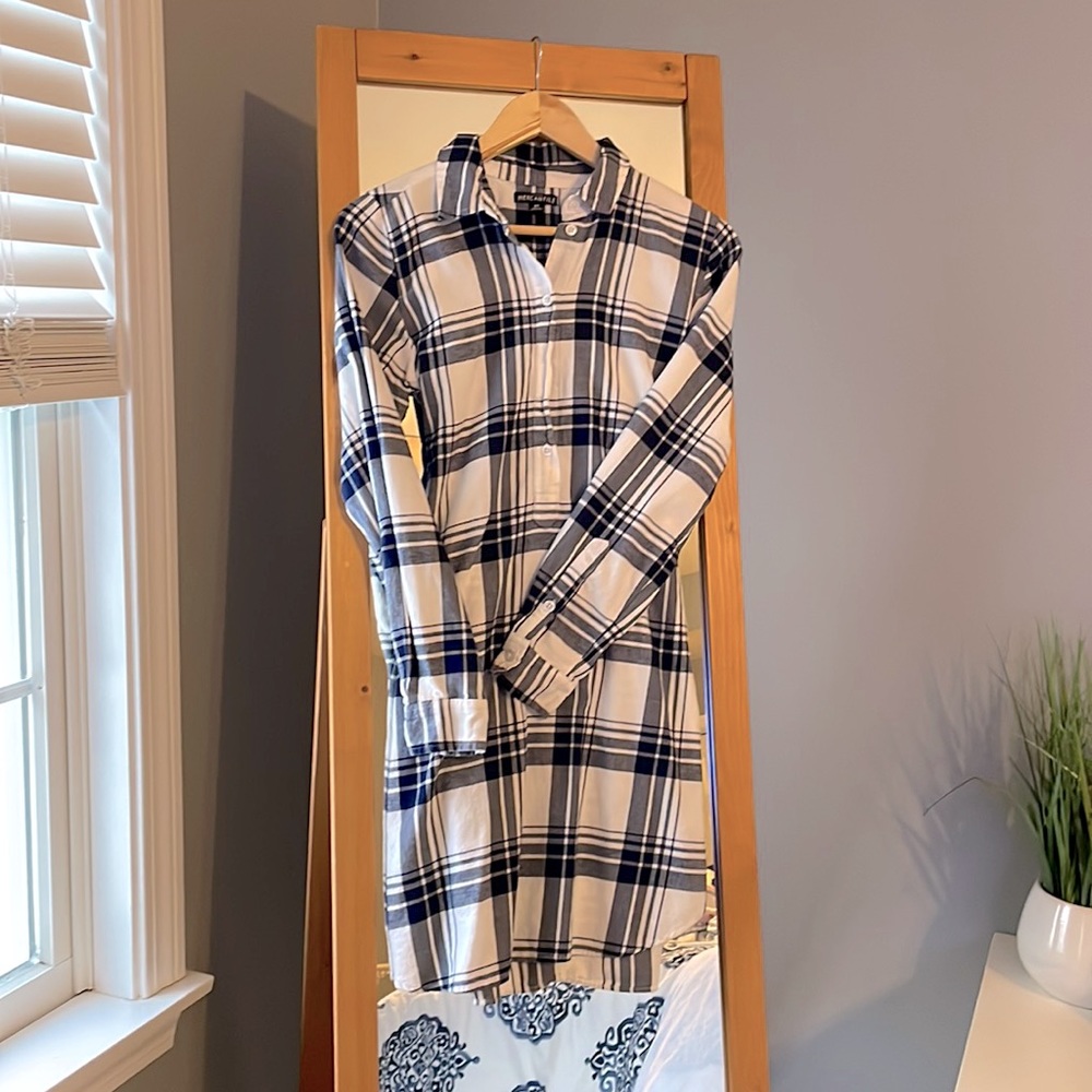 J. Crew flannel dress